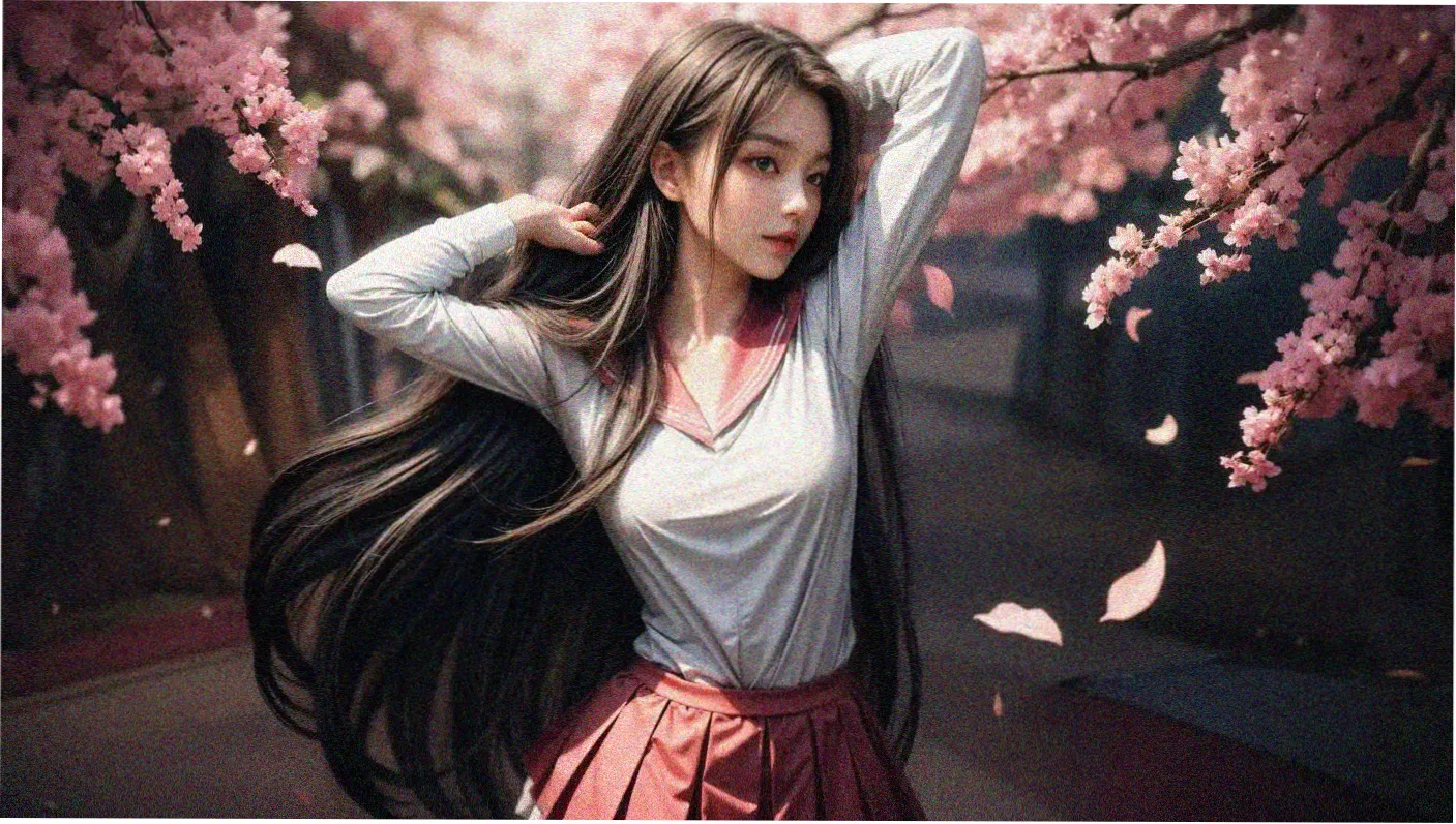 动漫美女神代柚月在星屑列车车厢中的画面